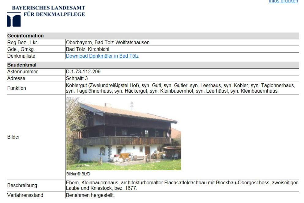 Ferienhaus Toelzer Land Bad Tölz Eksteriør billede